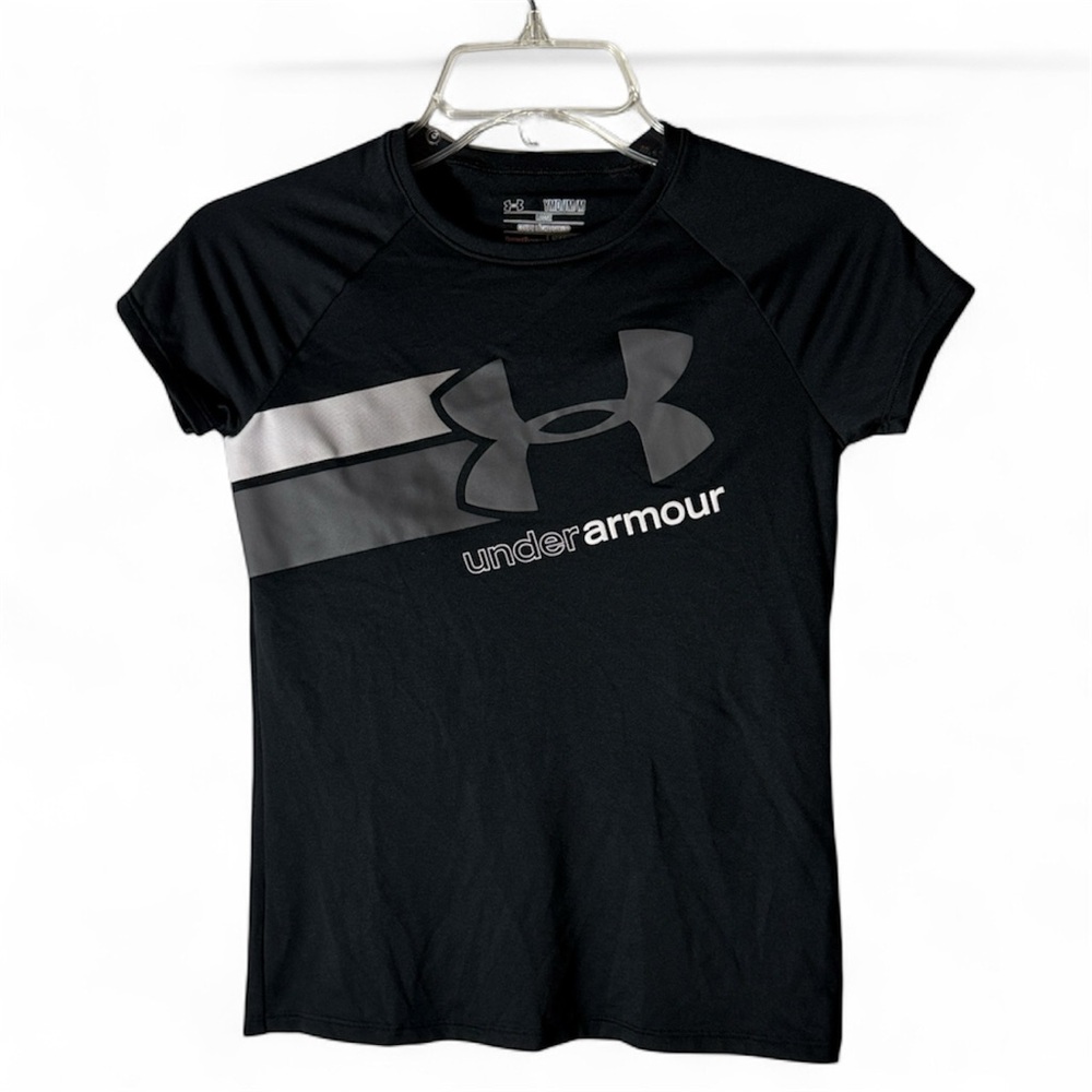 Under Armour Black and Gray Graphic Tee